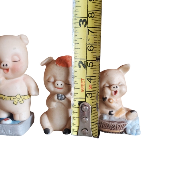 Lot of 5 vintage pig figurines - Picture 4 of 5